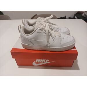 New Nike Court Borough Low 2 (GS) Sz 6Y Big Kids Shoes White Style BQ5448-100